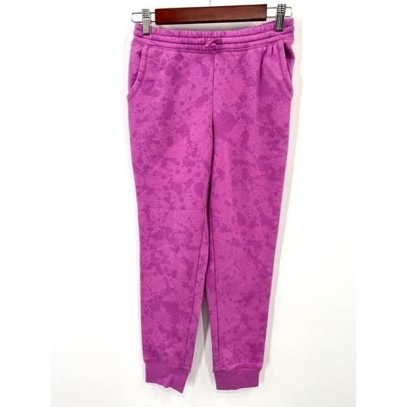 DSG Girl's Plum Purple Speckled Athletic Sweatpants Size M - Picture 1 of 11